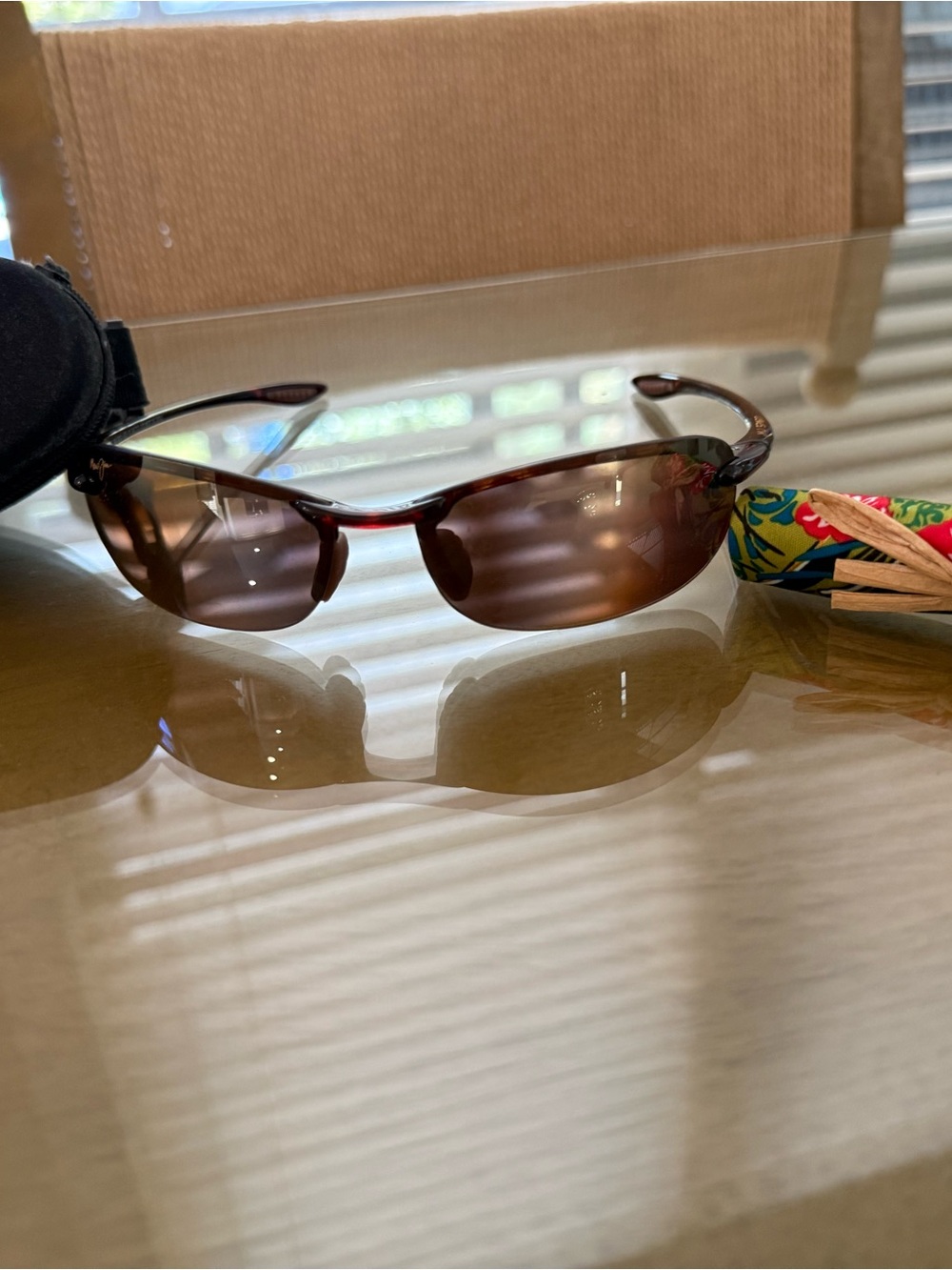 Maui Jim Makaha MJ-405-10 Polarized Sunglasses Tortoise Brown 64-17-130 Japan